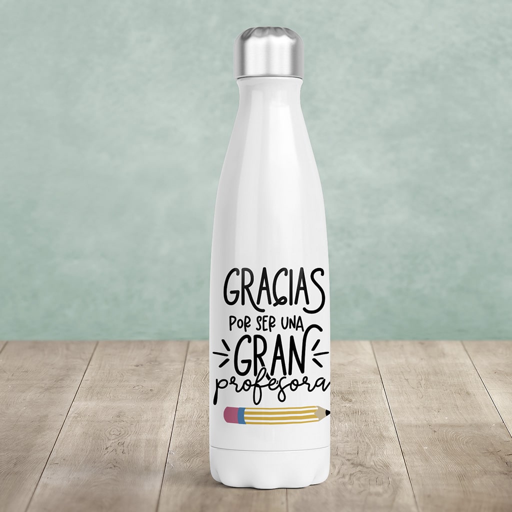 Botella Acero Gran Profesor Regalos Personalizados Murcia
