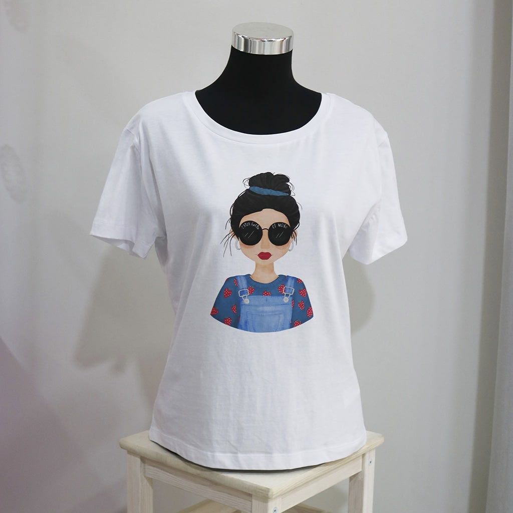 Camiseta_offset_collage_estoy_hasta_el_moño_Cuentas_creativas