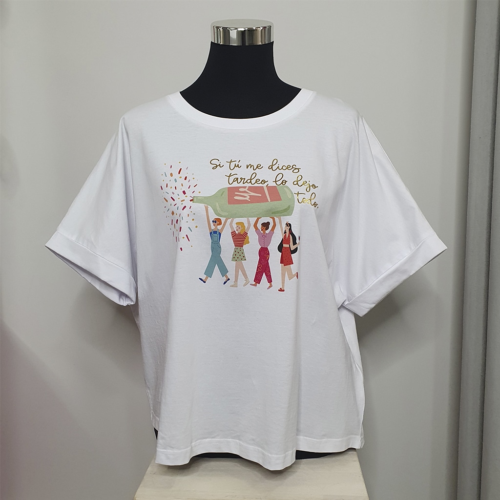 Camiseta_Offset_Collage_Si_tu_me_dices_tardeo_lo_dejo_todo_cuentas_creativas